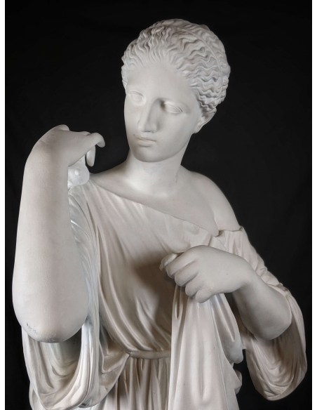 Artemis dite Diane de Gabies - Statue en taille réelle de Praxitele - Déesse romaine de la chasse et de la lune Artemis dite Diane de Gabies - Statue en taille réelle de Praxitele - Déesse romaine de la chasse et de la lune
