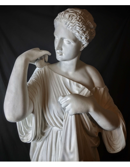 Artemis dite Diane de Gabies - Statue en taille réelle de Praxitele - Déesse romaine de la chasse et de la lune Artemis dite Diane de Gabies - Statue en taille réelle de Praxitele - Déesse romaine de la chasse et de la lune