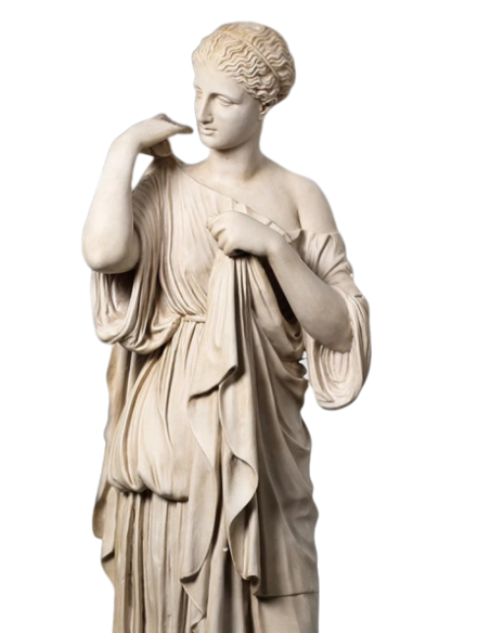 Artemis dite Diane de Gabies - Statue en taille réelle de Praxitele - Déesse romaine de la chasse et de la lune Artemis dite Diane de Gabies - Statue en taille réelle de Praxitele - Déesse romaine de la chasse et de la lune