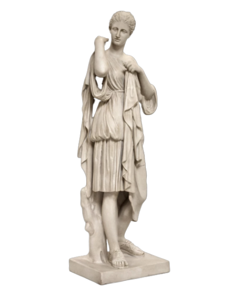Artemis dite Diane de Gabies - Statue en taille réelle de Praxitele - Déesse romaine de la chasse et de la lune Artemis dite Diane de Gabies - Statue en taille réelle de Praxitele - Déesse romaine de la chasse et de la lune