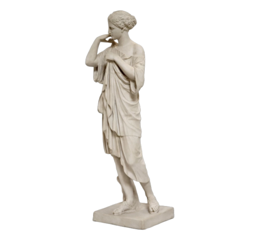 Artemisa o Diana de Gabies - Estatua a tamano real de Praxitele - Diosa Romana de la Caza y de la Luna