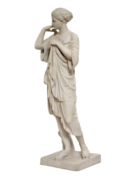 Artemis dite Diane de Gabies - Statue en taille réelle de Praxitele - Déesse romaine de la chasse et de la lune Artemis dite Diane de Gabies - Statue en taille réelle de Praxitele - Déesse romaine de la chasse et de la lune
