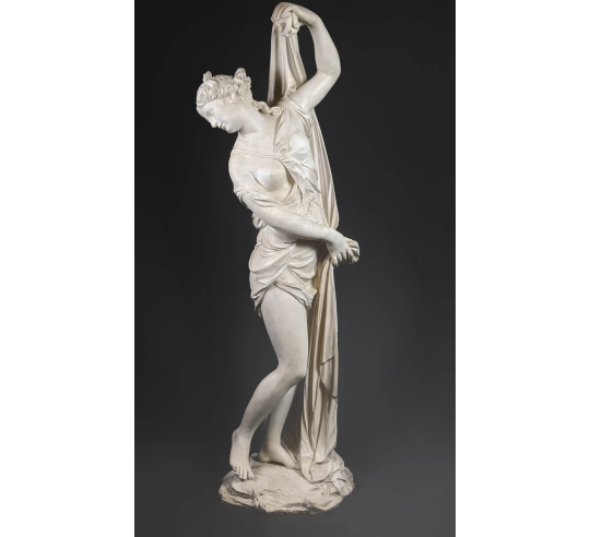 The Venus Callipyge, or the Callipygian Venus, or Aphrodite of the beautiful buttocks - Life-size statue