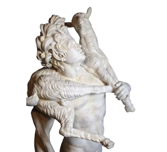 El Fauno del cabrito por Pierre Lepautre Louvre - estatua de tamaño real