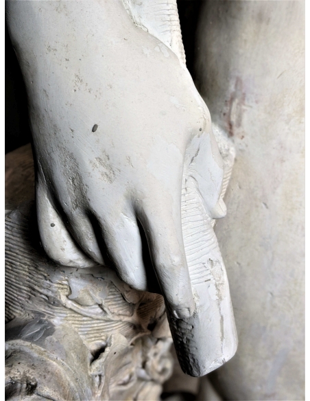 Fauna with the kid or Wildlife Kid by Pierre Lepautre Louvre - life-size statue Fauna with the kid or Wildlife Kid by Pierre Lepautre Louvre - life-size statue