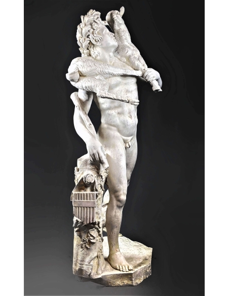 Fauna with the kid or Wildlife Kid by Pierre Lepautre Louvre - life-size statue Fauna with the kid or Wildlife Kid by Pierre Lepautre Louvre - life-size statue