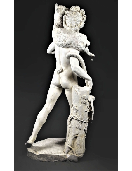 Fauna with the kid or Wildlife Kid by Pierre Lepautre Louvre - life-size statue Fauna with the kid or Wildlife Kid by Pierre Lepautre Louvre - life-size statue