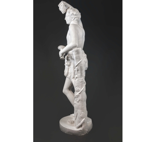 Dionysos or Bacchus god of wine, theatre and madness - life-size statue