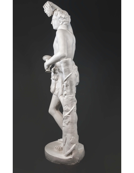 Dioniso o Baco dios del vino, el teatro y la locura -estatua de tamaño real Dioniso o Baco dios del vino, el teatro y la locura -estatua de tamaño real