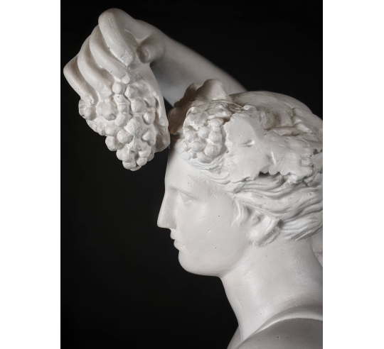 Dionysos or Bacchus god of wine, theatre and madness - life-size statue