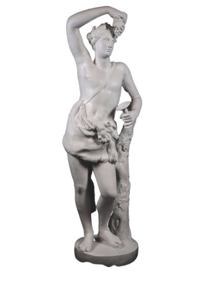 Dionysos or Bacchus god of wine, theatre and madness - life-size statue