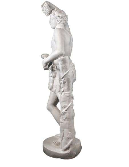 Dioniso o Baco dios del vino, el teatro y la locura -estatua de tamaño real Dioniso o Baco dios del vino, el teatro y la locura -estatua de tamaño real