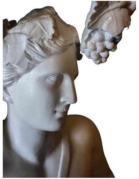 Dioniso o Baco dios del vino, el teatro y la locura -estatua de tamaño real Dioniso o Baco dios del vino, el teatro y la locura -estatua de tamaño real