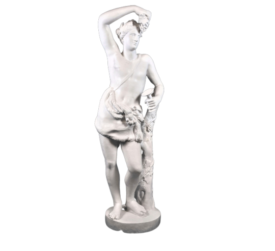 Dionysos or Bacchus god of wine, theatre and madness - life-size statue