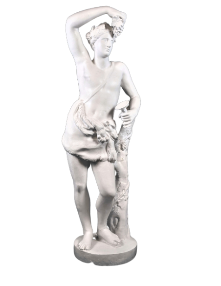 Dioniso o Baco dios del vino, el teatro y la locura -estatua de tamaño real Dioniso o Baco dios del vino, el teatro y la locura -estatua de tamaño real