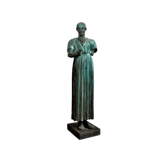 The Charioteer of Delph or Heniokhos - life-size statue