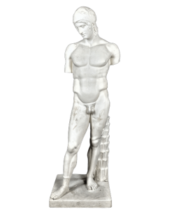 Estatua del dios Marte o Ares Borghese - Museo del Louvre - estatua de tamaño real
