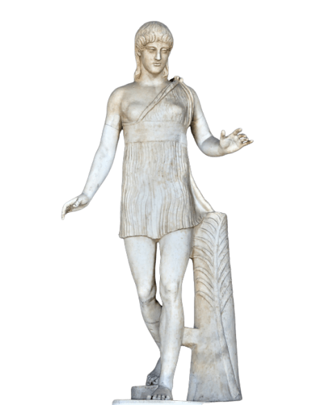 Statue de jeune femme victorieuse ou Atalante de Praxitèle - Statue grandeur nature