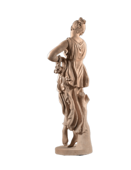 Danseuse, le doigt au menton de canova - statue taille réelle