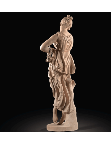 Dancer with Finger on Chin by Antonio Canova - life-size statue