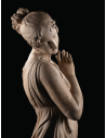 Dancer with Finger on Chin by Antonio Canova - life-size statue