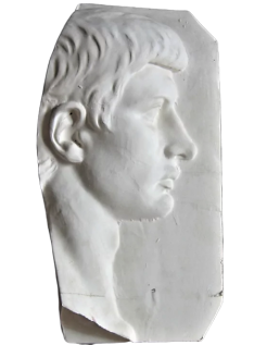 Visage de profil homme romain
