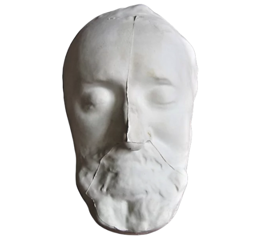 Máscara mortuoria de Enrique IV conocido comme el Grande, rey de Francia