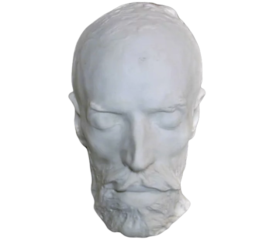 Mortuary mask of Jean-Baptiste Carpeaux