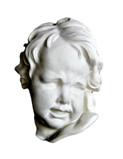 Crying child bust by Pierre Puget