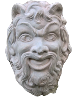 Masque de satyre de pompéi