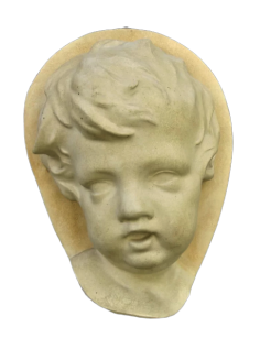 Child's face in Dutch baroque style