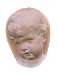 Visage d'enfant 3/4 style baroque holandais