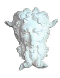 Máscara de sátiro por Miguel Ángel