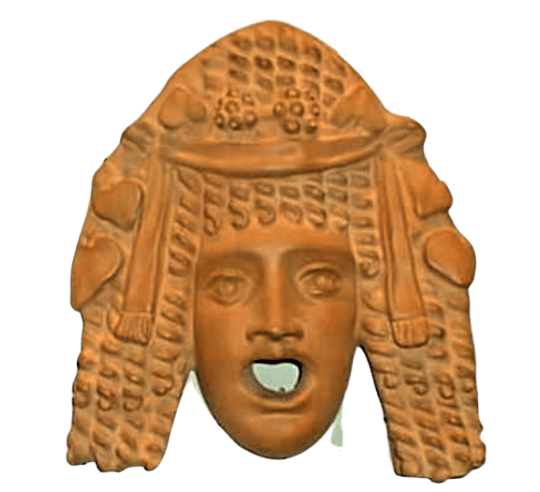 Greek Comedy Mask