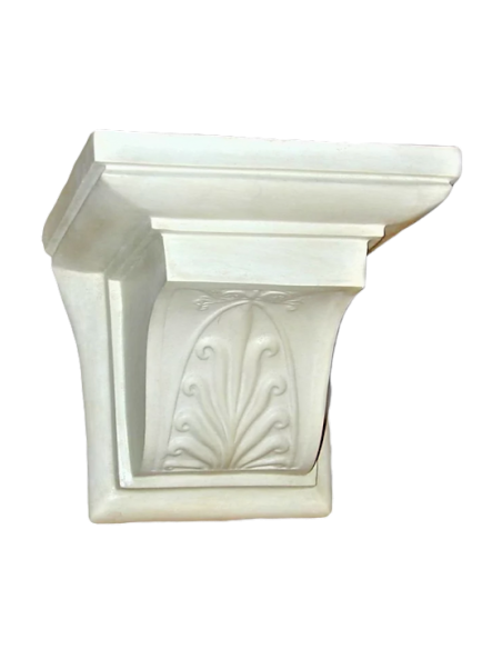 Greek style wall console with palmette design
