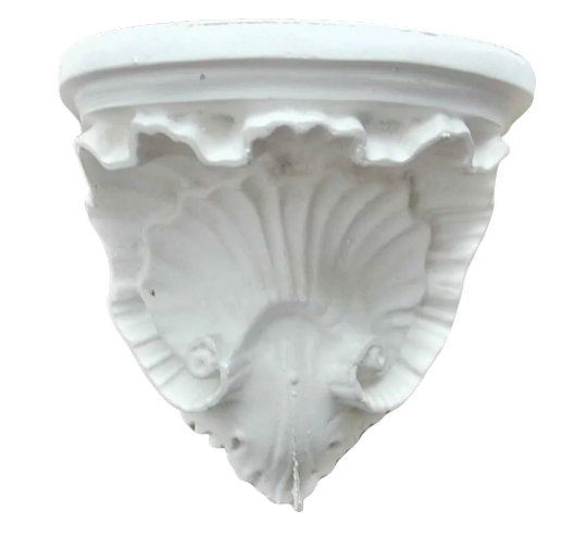 Louis XV style shell console wall
