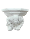 Gothic style wall console with blower