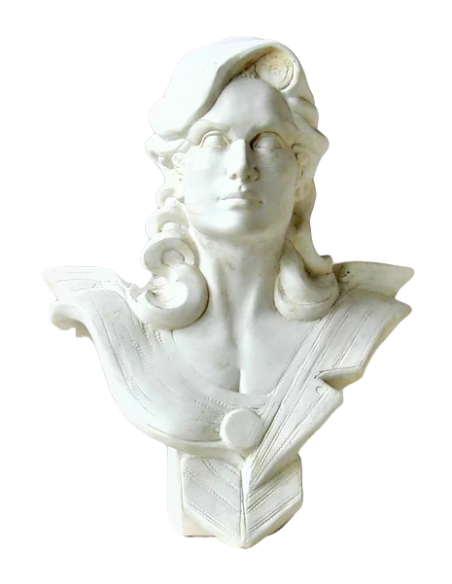 Buste de Marianne du bi-centenaire de la révolution française par Roger Louis Chavanon