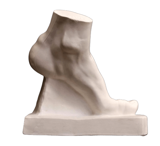 Pied gauche de gladiateur par Agasias d'Ephèse