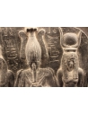 Bas relief d'Horus, d'Isis et d'Osiris