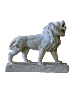 León rugiente por Antoine-Louis Barye