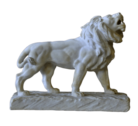 Lion rugissant par Antoine-Louis Barye