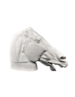 Cabeza del caballo de Selene - detalle del Partenón