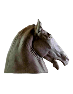 Antique horse head