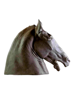 Cabeza de caballo antigua