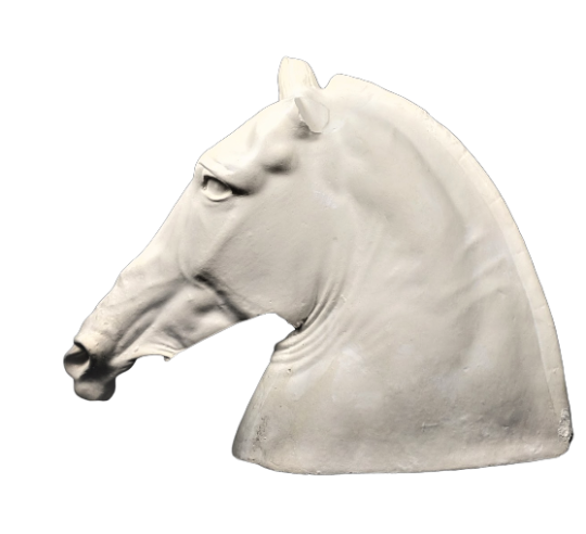 Cabeza de caballo antigua