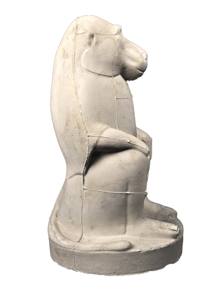 Thoth representado en babuino o mono cinocéfalo - Museo del Louvre