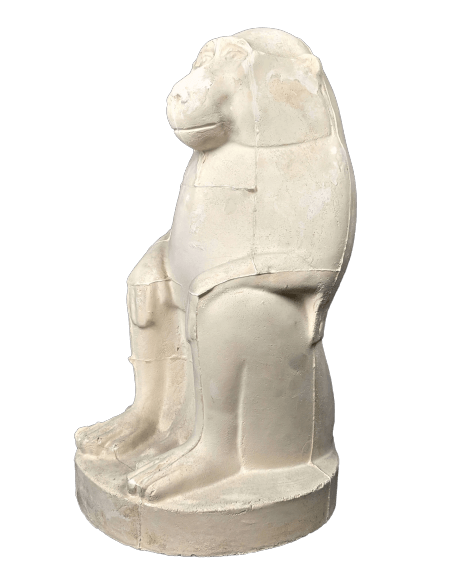 Thot représenté en babouin ou singe cynocéphale - musée du Louvre Thot représenté en babouin ou singe cynocéphale - musée du Louvre