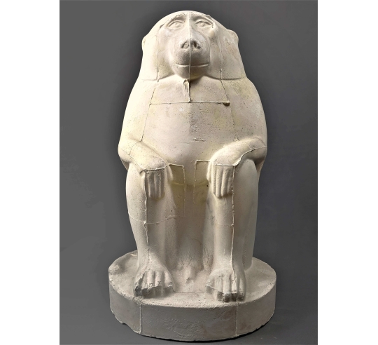 Thoth represented as a baboon or Papio cynocephalus - Louvre museum