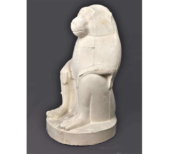 Thoth represented as a baboon or Papio cynocephalus - Louvre museum